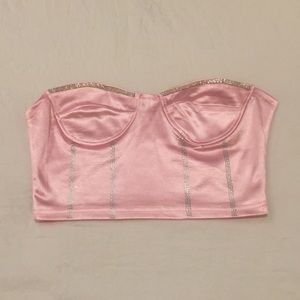 New Pink Glitter Top